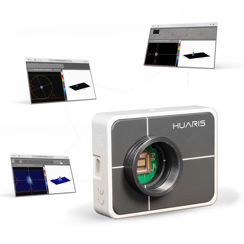 Profiler wiązki laserowej Huaris korzysta z systemu diagnostycznego w chmurze